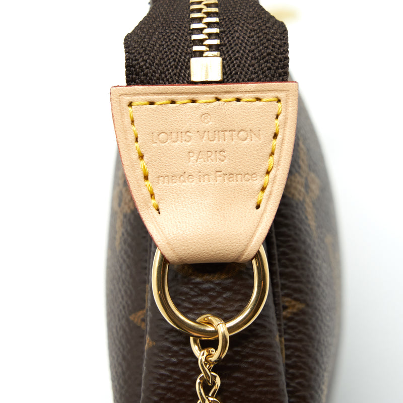 Louis Vuitton Mini Pochette Monogram Canvas GHW