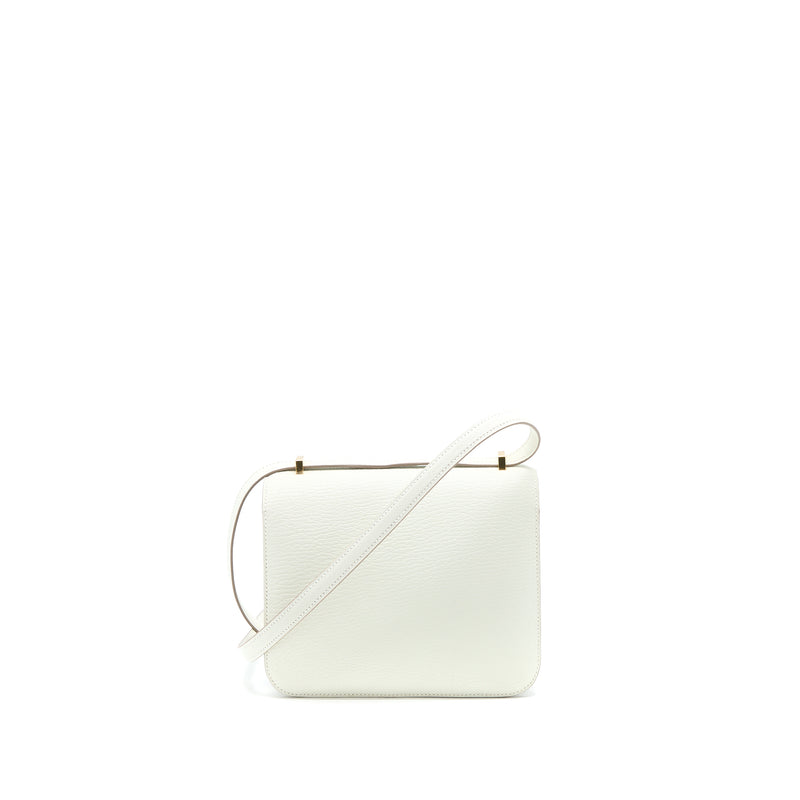 Hermes Mini Constance Chèvre Mysore Mushroom/Biscuit GHW Stamp U (New Version)