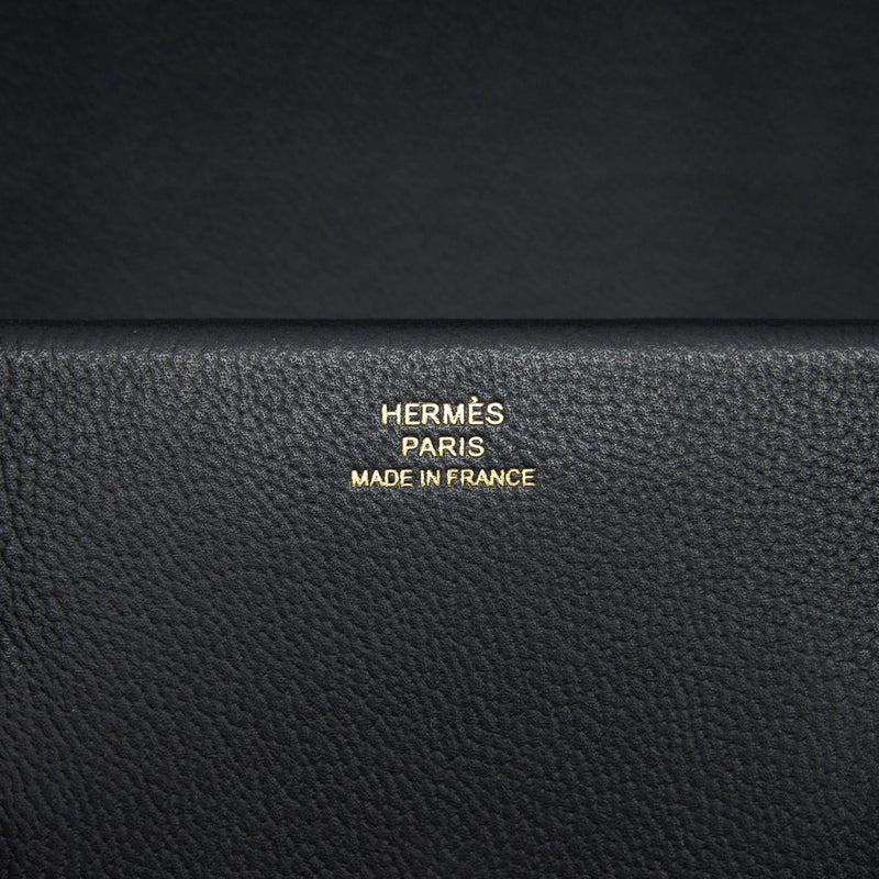 Hermes New Drag 22 Bag Black GHW stamp Z