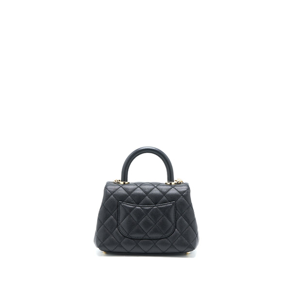 Chanel Mini Coco Handle Caviar Black LGHW