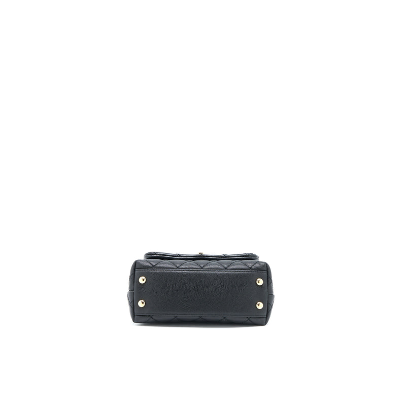 Chanel Mini Coco Handle Caviar Black LGHW