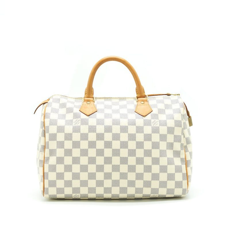 Louis Vuitton Speedy 30 Damier Azur Canvas GHW