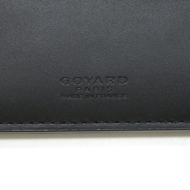 Black Goyard Goyardine Richelieu Wallet