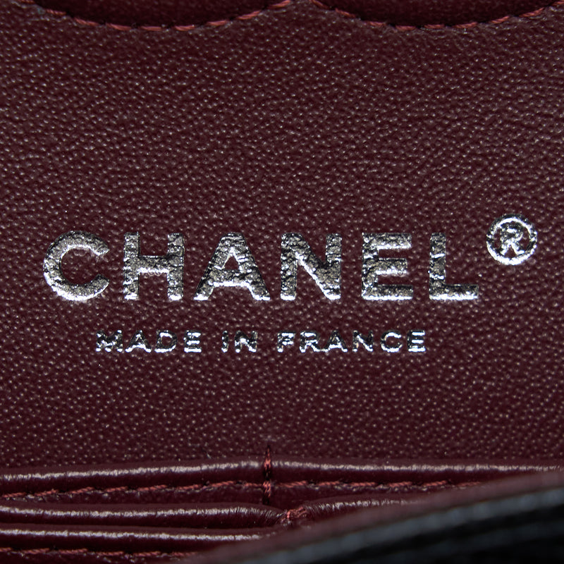 Chanel Small Classic Double Flap Bag Caviar Black SHW(Microchip)