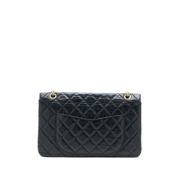 Chanel 2.55 227 Maxi Reissue Flap Bag Aged Calfskin Black LGHW