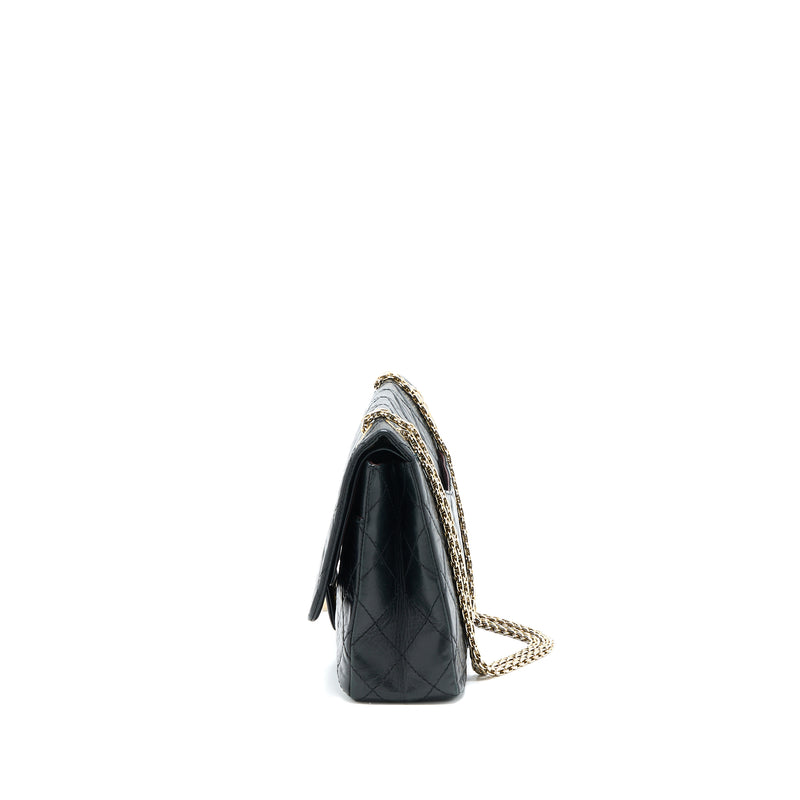 Chanel Silver Metallic Aged Calfskin 2.55 Reissue 227 Double Flap Bag, 2009  - ShopperBoard