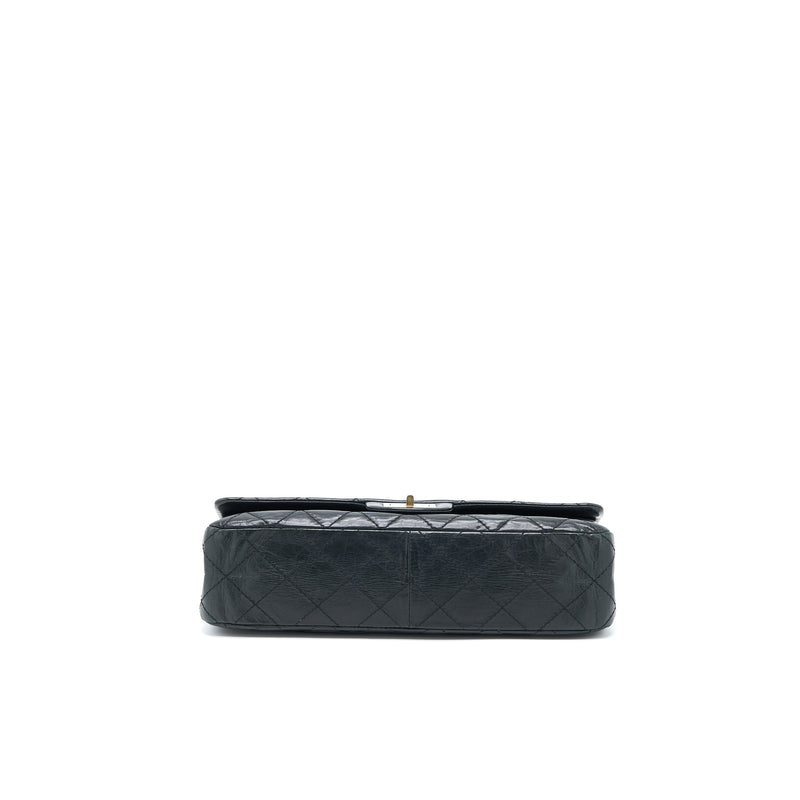 Chanel 2.55 227 Maxi Reissue Flap Bag Aged Calfskin Black LGHW