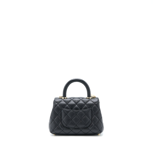 Chanel Extra Mini Coco Handle Caviar Black LGHW