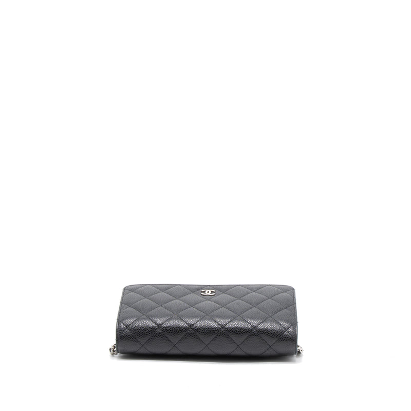 Chanel Classic Wallet On Chain Caviar Black SHW