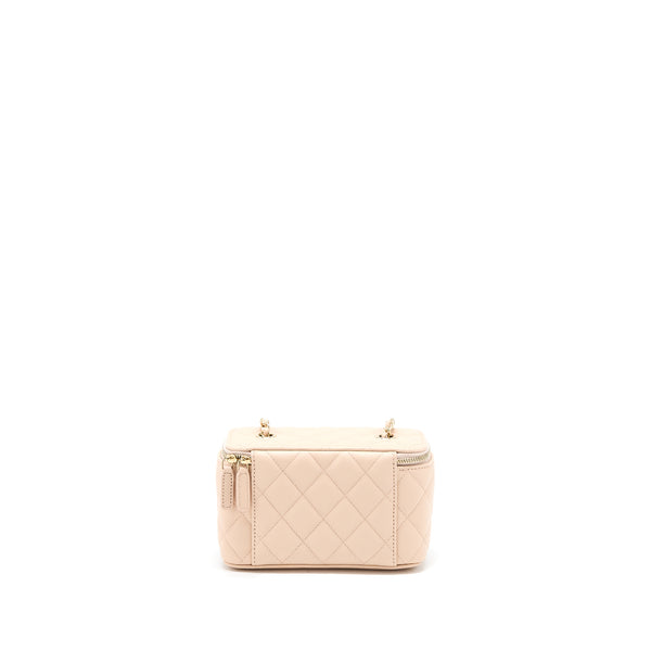 Chanel Long Vanity Case Caviar Light Pink LGHW