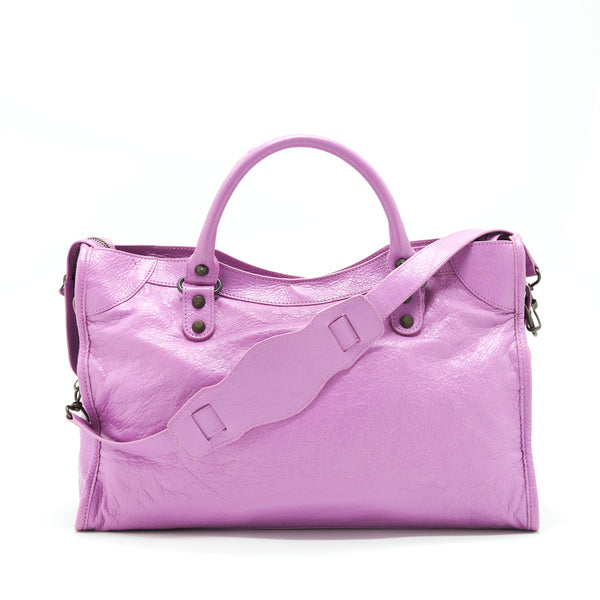 Balenciaga Classic City Bag Purple