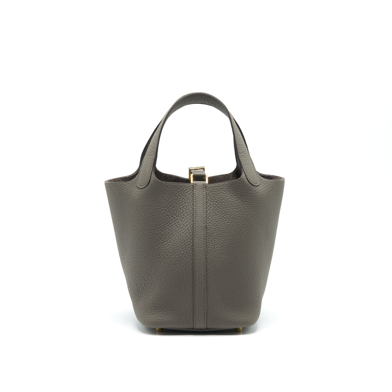 HERMES PICOTIN 18 GRIS ETAIN GHW