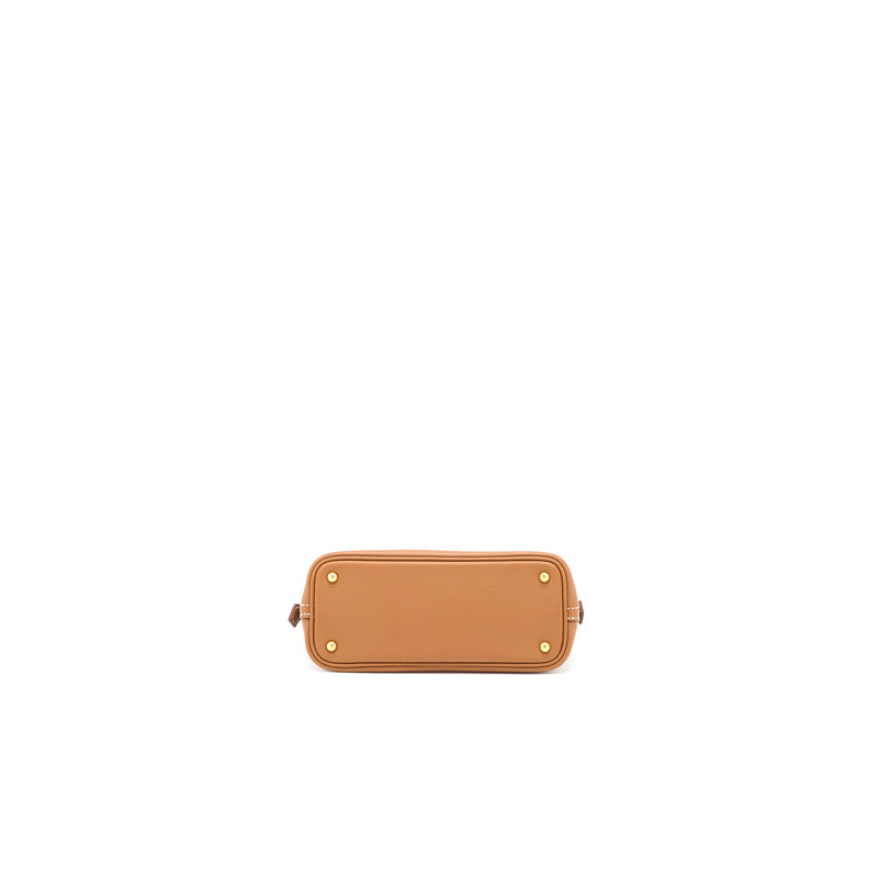 Hermes Mini Bolide Evercolor Gold GHW Stamp D
