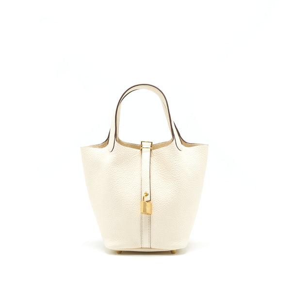 Hermes Picotin 18 Lock Bag Nata GHW Stamp Z