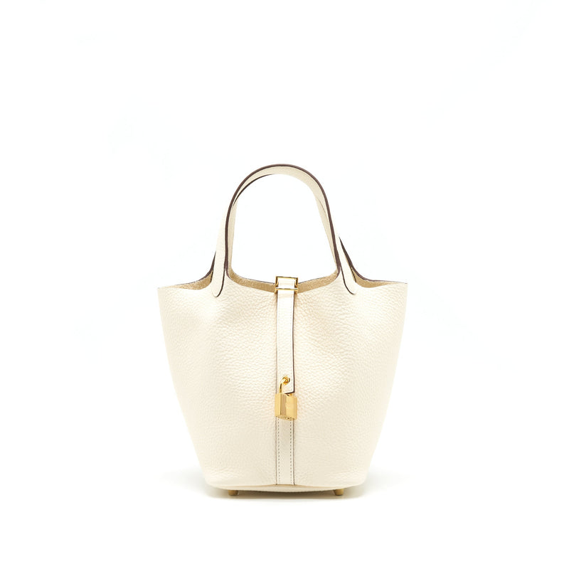 Hermes Picotin 18 Lock Bag Nata GHW Stamp Z