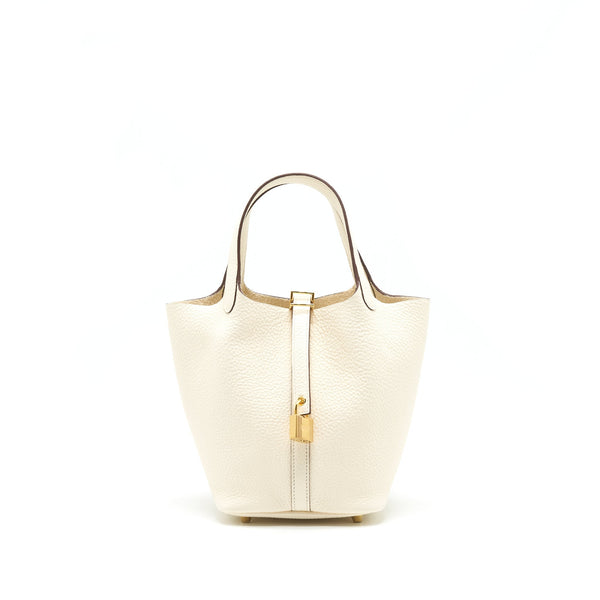 Hermes picotin 18 lock Bag nata GHW stamp Z