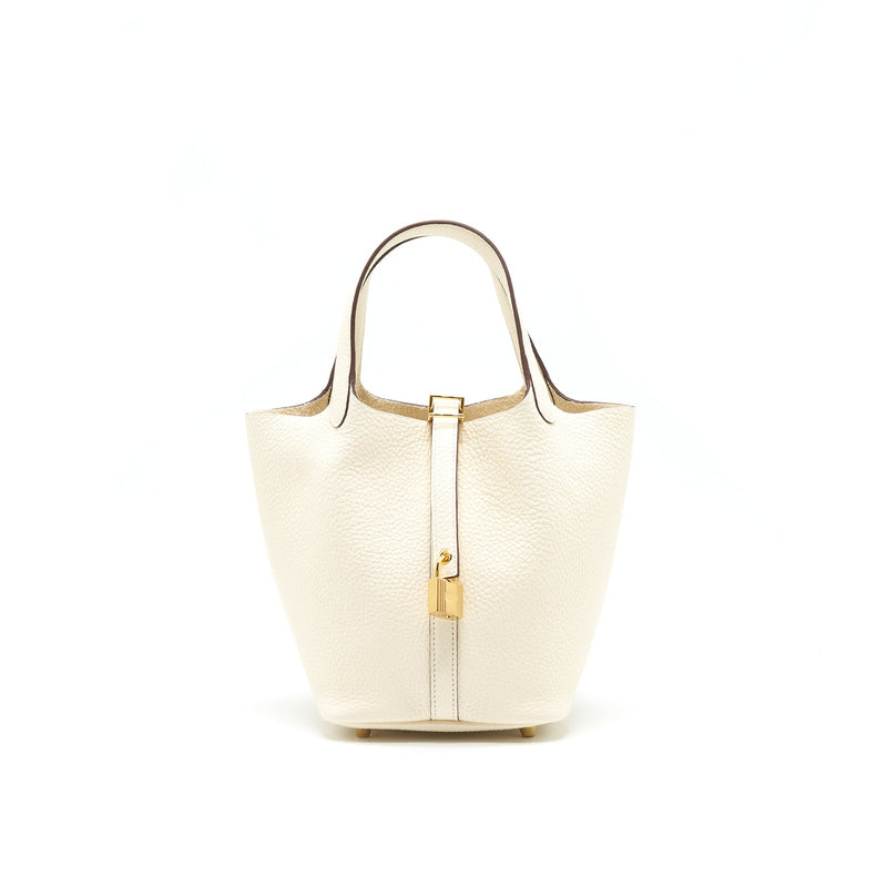 Hermes Picotin 18 Lock Bag Nata GHW Stamp Z