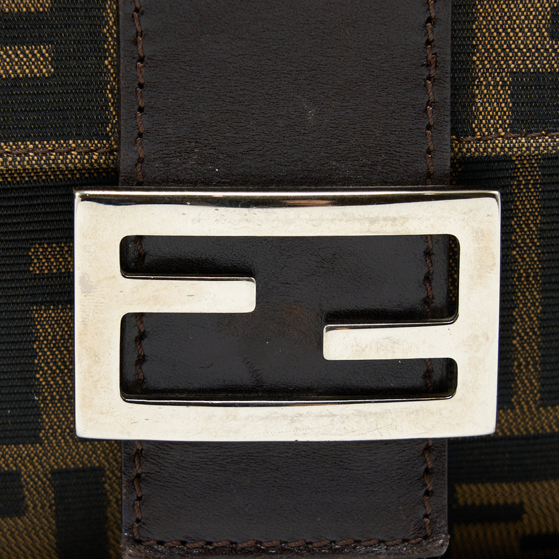 Fendi Vintage Baguette Bag FF Jacquard Fabric SHW
