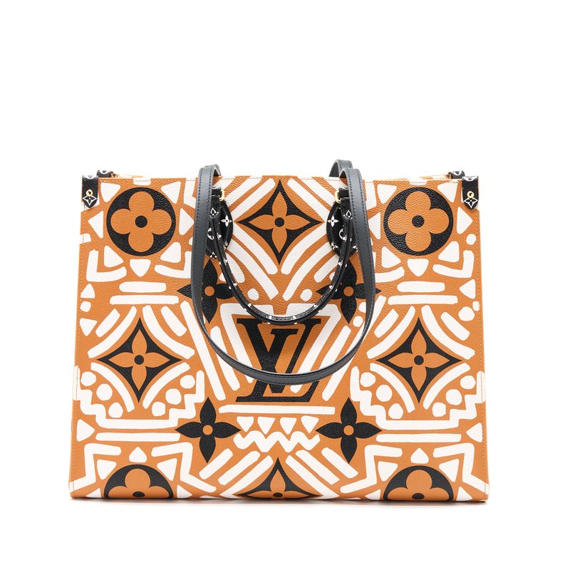 Louis Vuitton - Authenticated OnTheGo Handbag - Cloth Multicolour for Women, Never Worn
