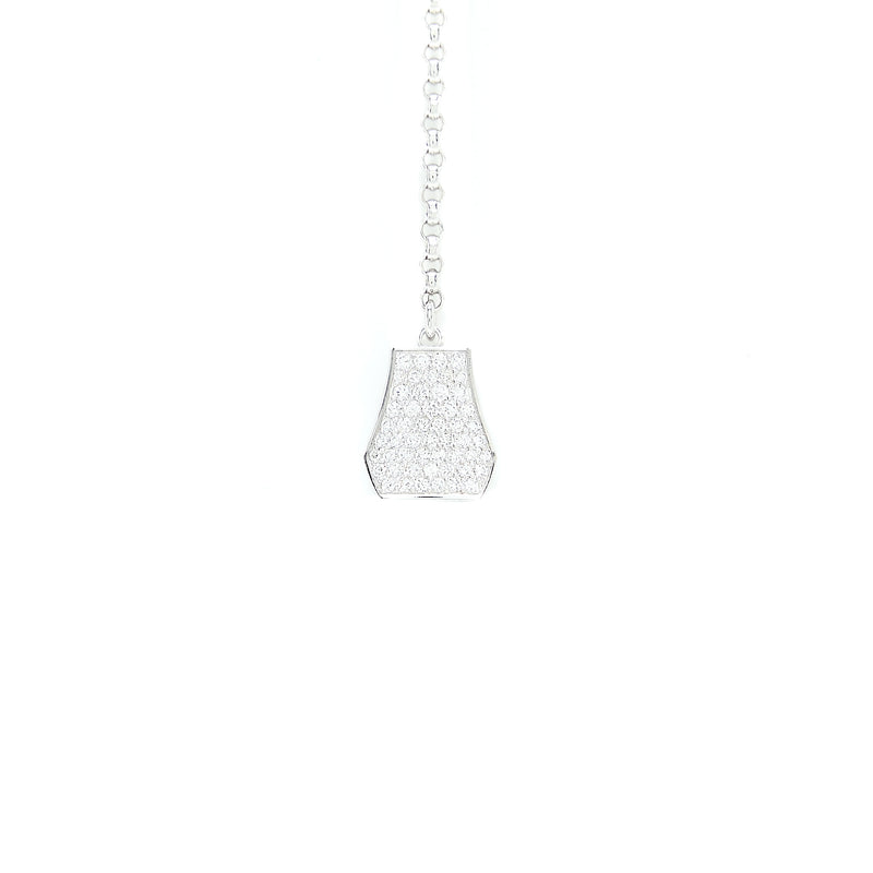 Hermes Kelly Clochette Earrings White Gold With Diamonds