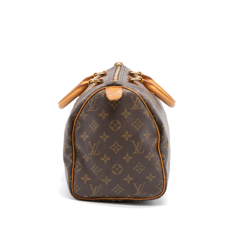 Louis Vuitton Speedy Bandouliere Bag Monogram Canvas 40 Brown