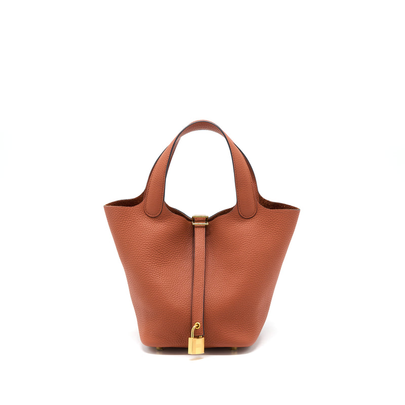 Hermes Picotin 18 Lock Bag Clemence Cuive GHW Stamp Y