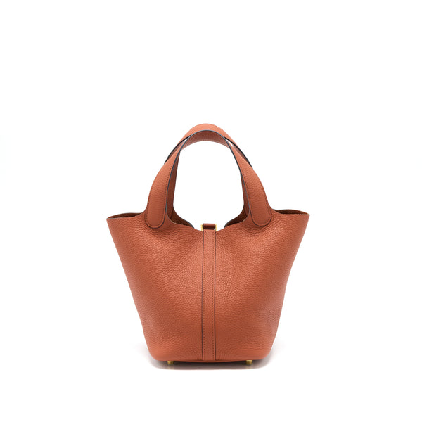 Hermes Picotin 18 Lock Bag Clemence Cuive GHW Stamp Y