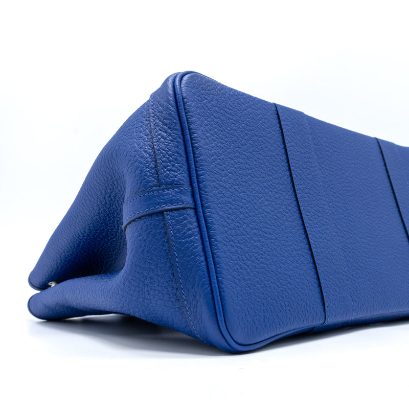 Hermes Garden Party 36 Negonda Blue Electric SHW Stamp C