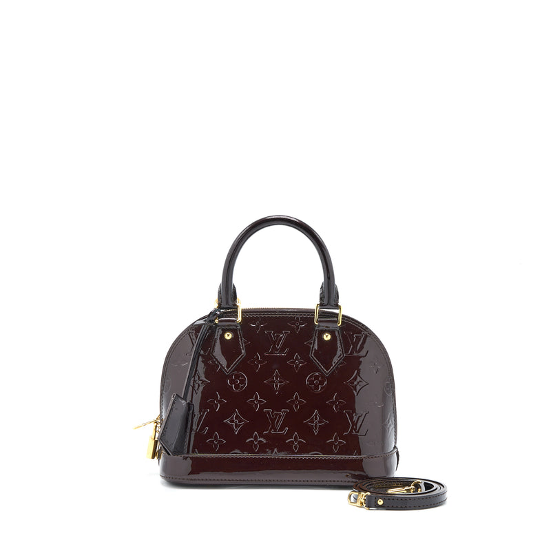 Louis Vuitton Alma BB Patent Amatante GHW