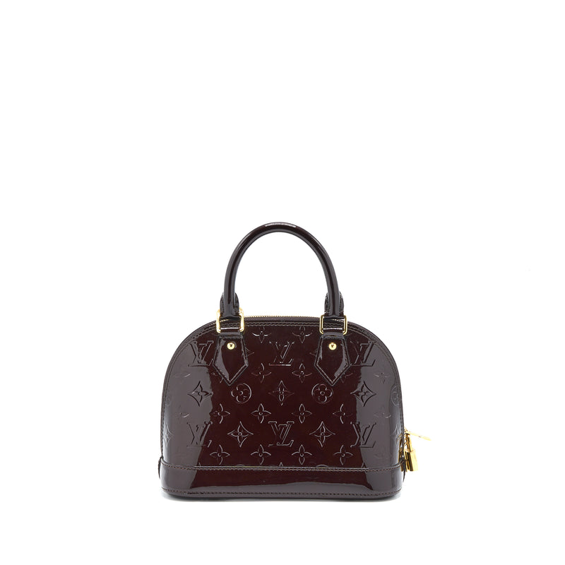 Louis Vuitton Alma BB Patent Amatante GHW