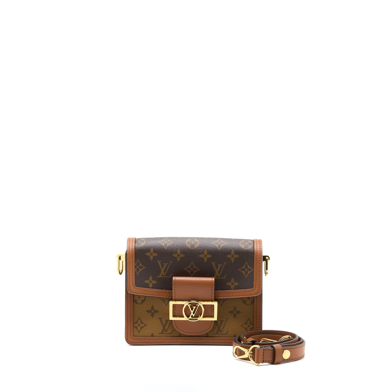 Louis Vuitton Mini Dauphine Monogram Reverse Canvas GHW