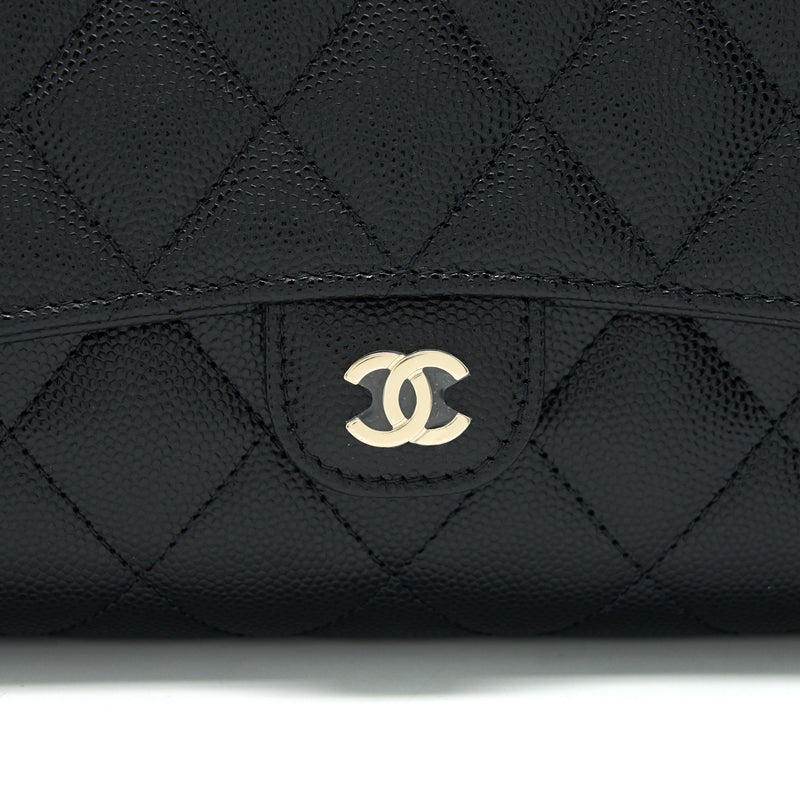 Chanel 22C 3 in 1 Wallet on Chain Caviar Black LGHW