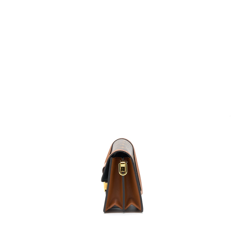 Louis Vuitton Mini Dauphine Monogram Reverse Canvas GHW