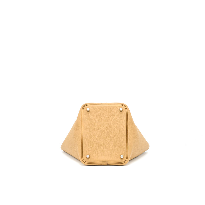 Hermes Picotin 18 Lock Bag Clemence Biscuit SHW Stamp U