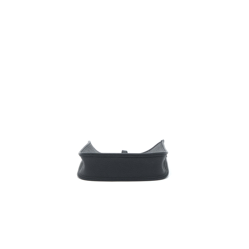 Hermes Mini Evelyne Clemence Black GHW Stamp Z