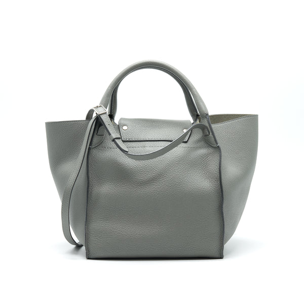 Celine Small Big Bag with Long Strap Grey