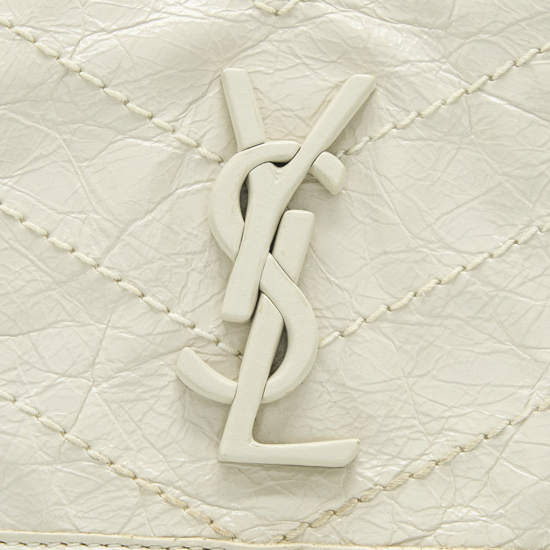 Saint Laurent/ YSL Niki Baby Chain Bag In Crinkled Vintage Leather