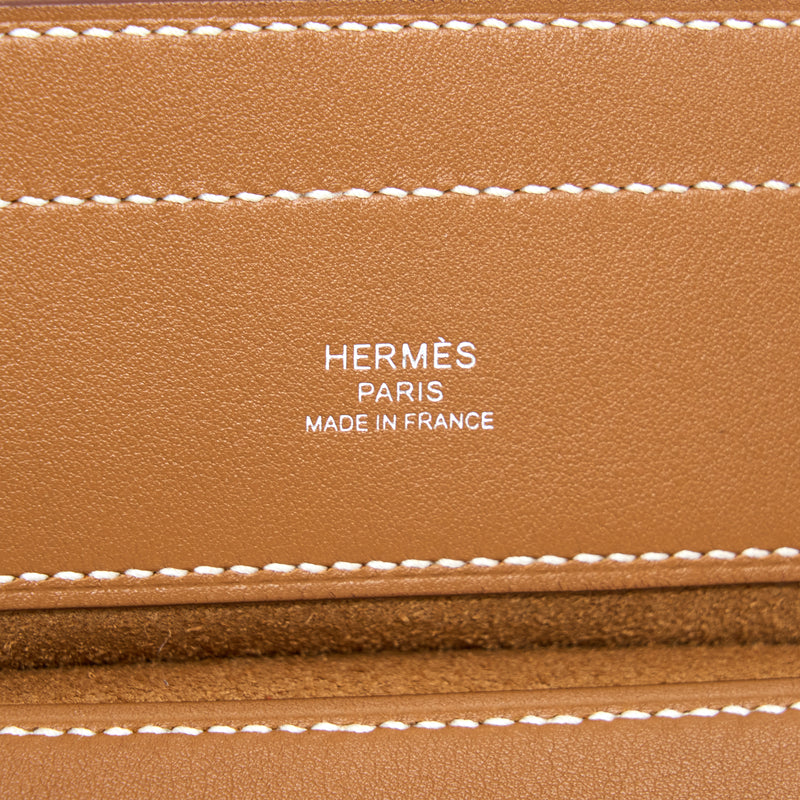 Hermes Aline Mini Short Strap Cheri Gold SHW Stamp Y