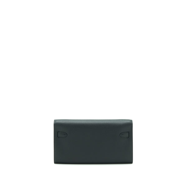 Hermes Kelly Classique To Go Wallet Epsom Black GHW Stamp U