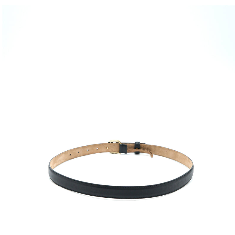 Gucci GG Logo Belt 85cm Black LGHW