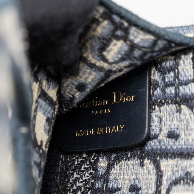 Dior Mini Oblique Embroidery Book Tote