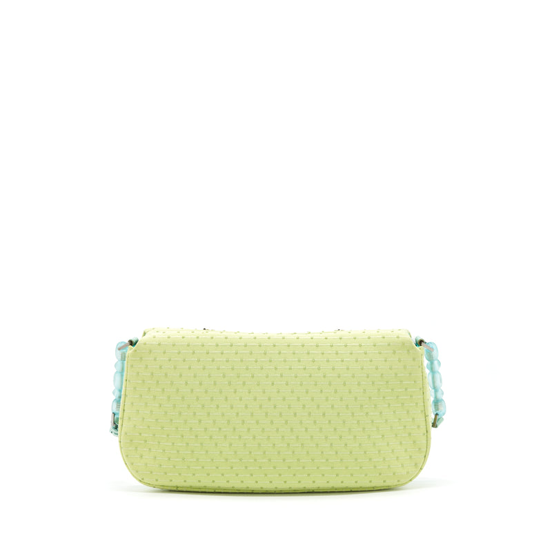 Dior Vintage Shoulder Bag Fabric/Patent Multicolour SHW