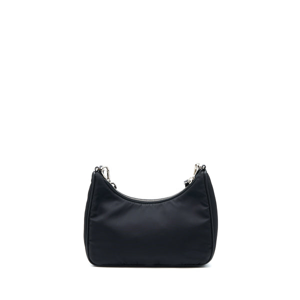 Prada Re-Edition 2005 Nylon Bag Black SHW