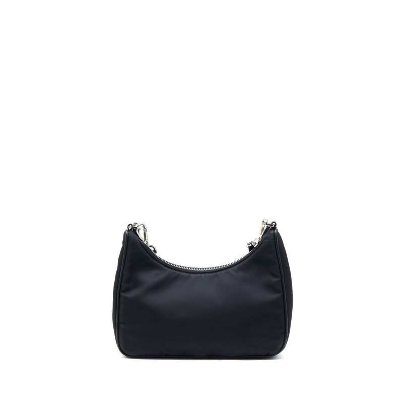 Prada Re-Edition 2005 Nylon Bag Black SHW