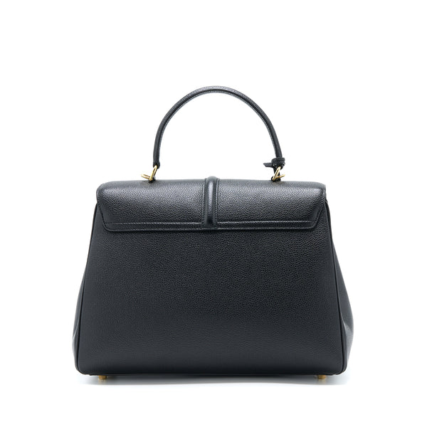 Celine 16 Bag Grained Calfskin Black GHW