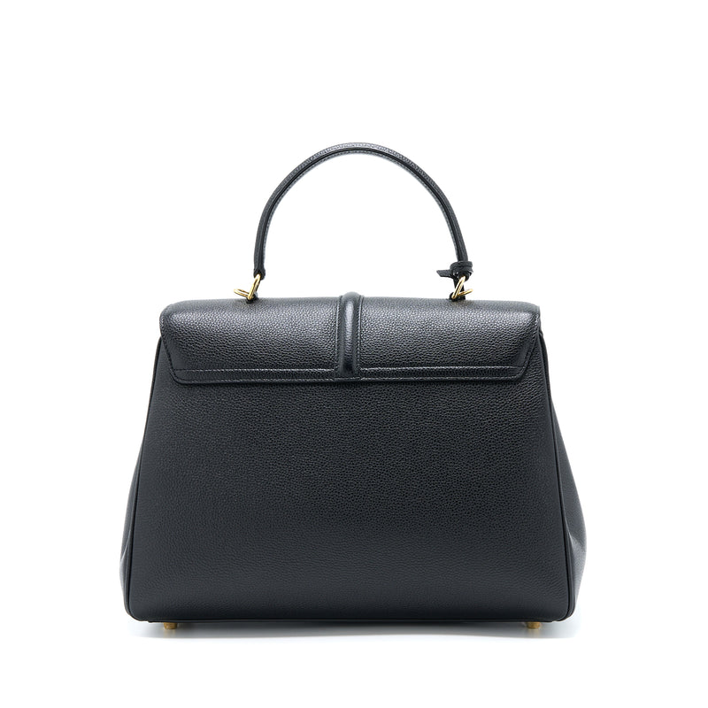 Celine 16 Bag Grained Calfskin Black GHW
