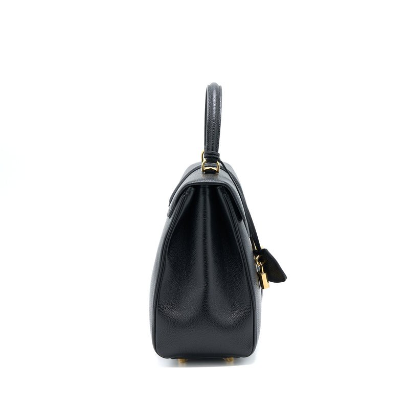 Celine 16 Bag Grained Calfskin Black GHW