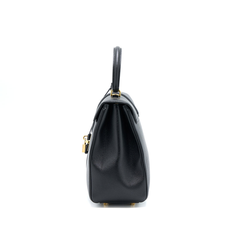 Celine 16 Bag Grained Calfskin Black GHW