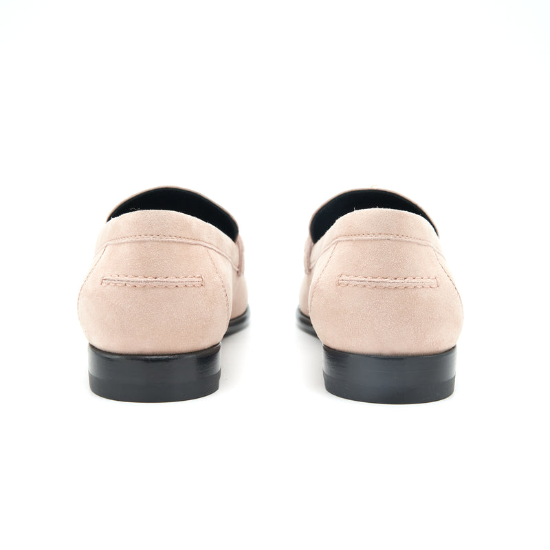 Hermes Size 37.5 Destin Loafer Chevre Velours