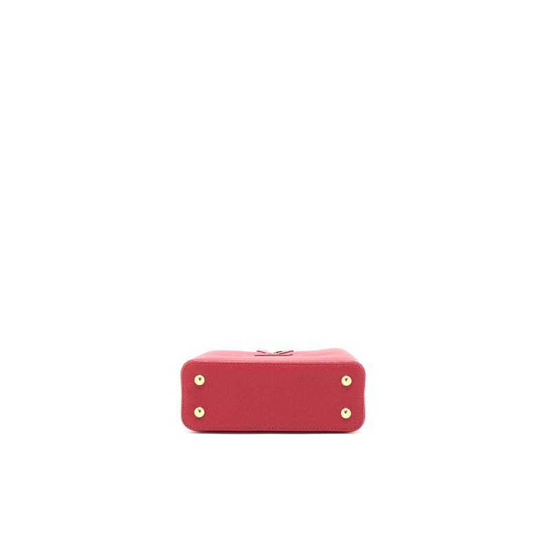Louis Vuitton Capucines Mini Taurillon Scarlet GHW (New Version)